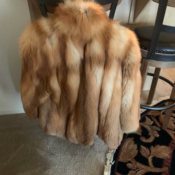 Vintage REAL red fox fur jacket - Picture 3 of 6